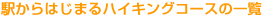 �w����͂��܂�n�C�L���O�R�[�X�̈ꗗ