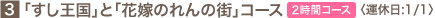 3.�u���������v�Ɓu�ԉł̂��̊X�v�R�[�X�q�^�x��:1/1�r