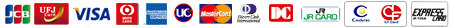 J-WEST�J�[�h�AJCB�J�[�h�AUFJ�J�[�h�AMUFG�J�[�h�AAMERICAN EXPRESS�J�[�h�AVISA�J�[�h�AUC�J�[�h�AMasterCard�ADiners Club International�J�[�h�ADC�J�[�h