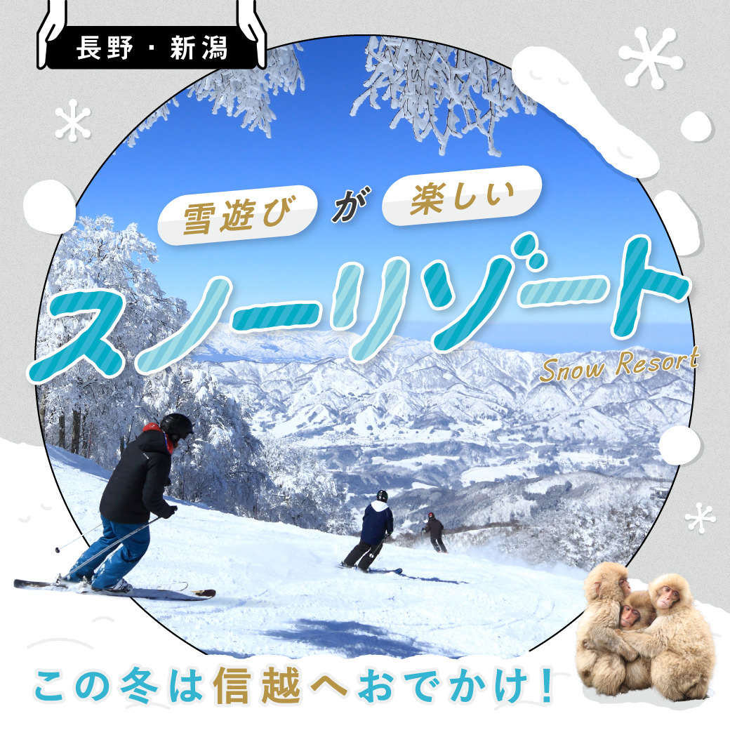 [長野・新潟]この冬は信越へおでかけ！雪遊びが楽しいスノーリゾート｜アオタビ：JRおでかけネット