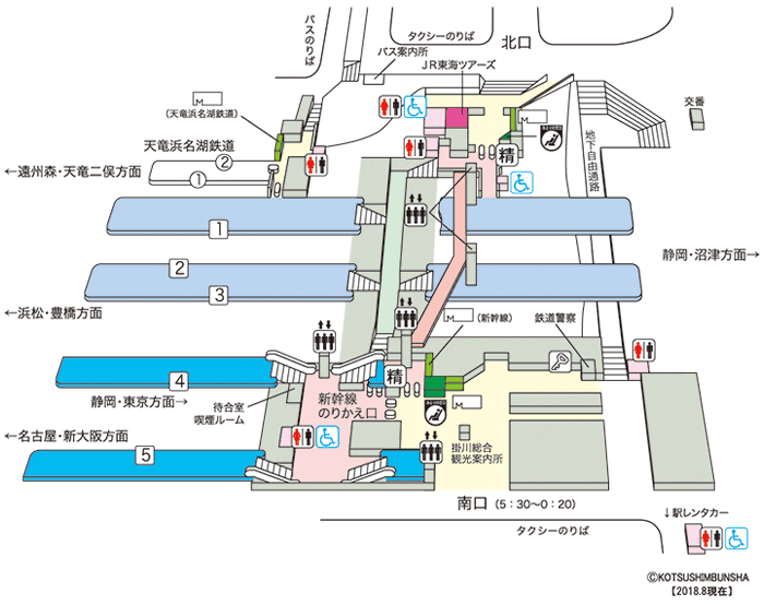 掛川駅構内図