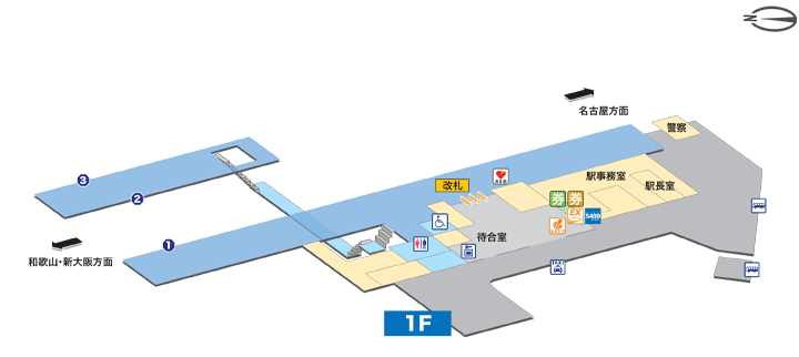 新宮駅構内図