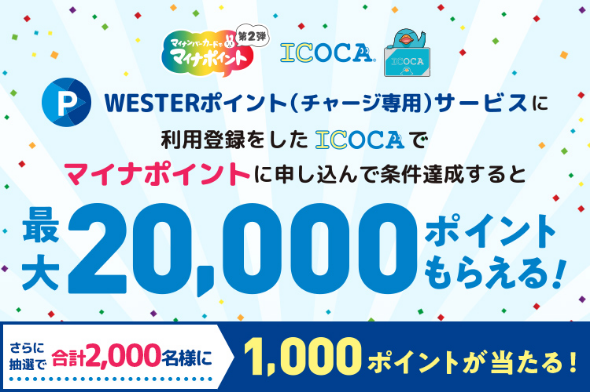 ICOCAにおけるマイナポイント事業