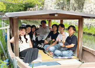 関西大学近江八幡市チーム集合写真