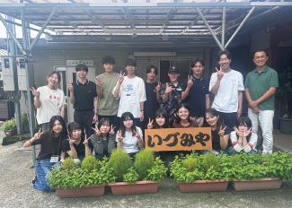 追手門学院大学高島市チーム集合写真