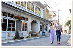 温泉津の町並み