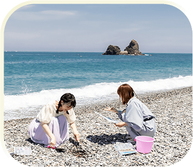 ガイド付き石探しツアー