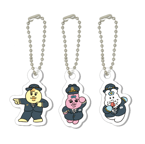 「コラボアクリルキーホルダー」 (3種)