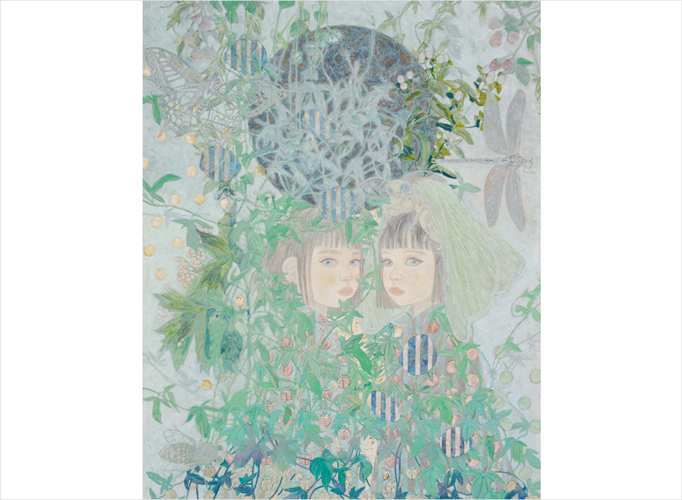 「京都日本画新展2024」【優秀賞】古谷優加子「迷子の風」