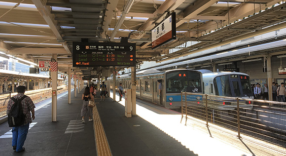 JR「京都駅」