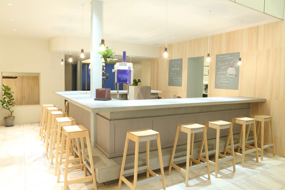 興福寺ゆかりの場所から取れた橘を使った限定カキ氷セット