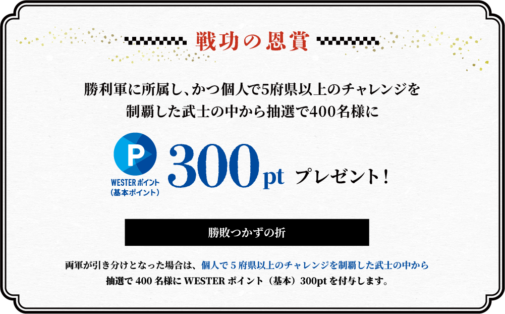戦功の恩賞