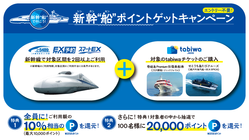 新幹“船”ポイントゲットキャンペーン