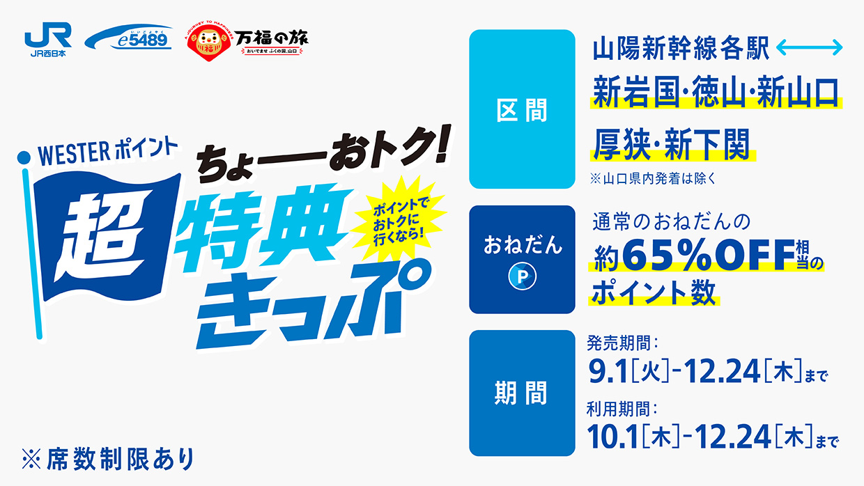 WESTERポイント超特典きっぷ