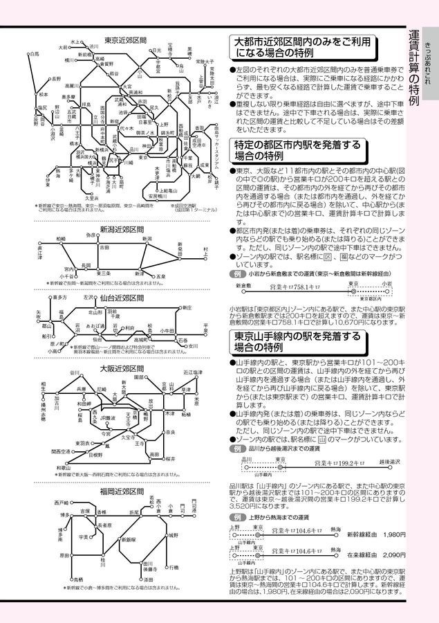 2026年7月号】JR西日本 きっぷのルール