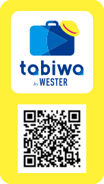 tabiwa by WESTERダウンロード用のQRコード