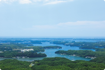 横山展望台の風景