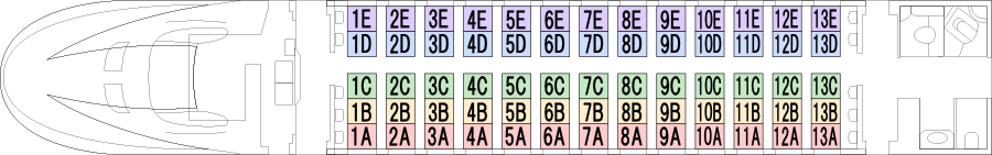 席番配置図