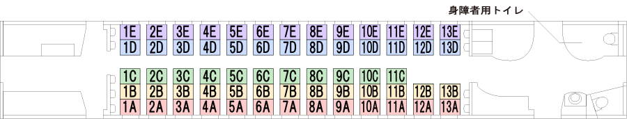 席番配置図