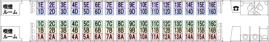席番配置図